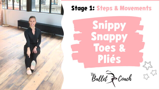 Stage 1 Snippy Snappy Toes & Pliés